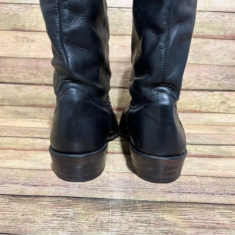 Frye Black Leather Pointed boots